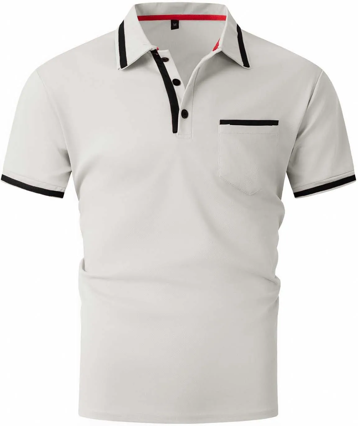 Polo Shirts for Men Shirts Short Sleeve Performance Patriotic Shirt Funny Shirt Mens Golf Wear Quick Dry Athletic