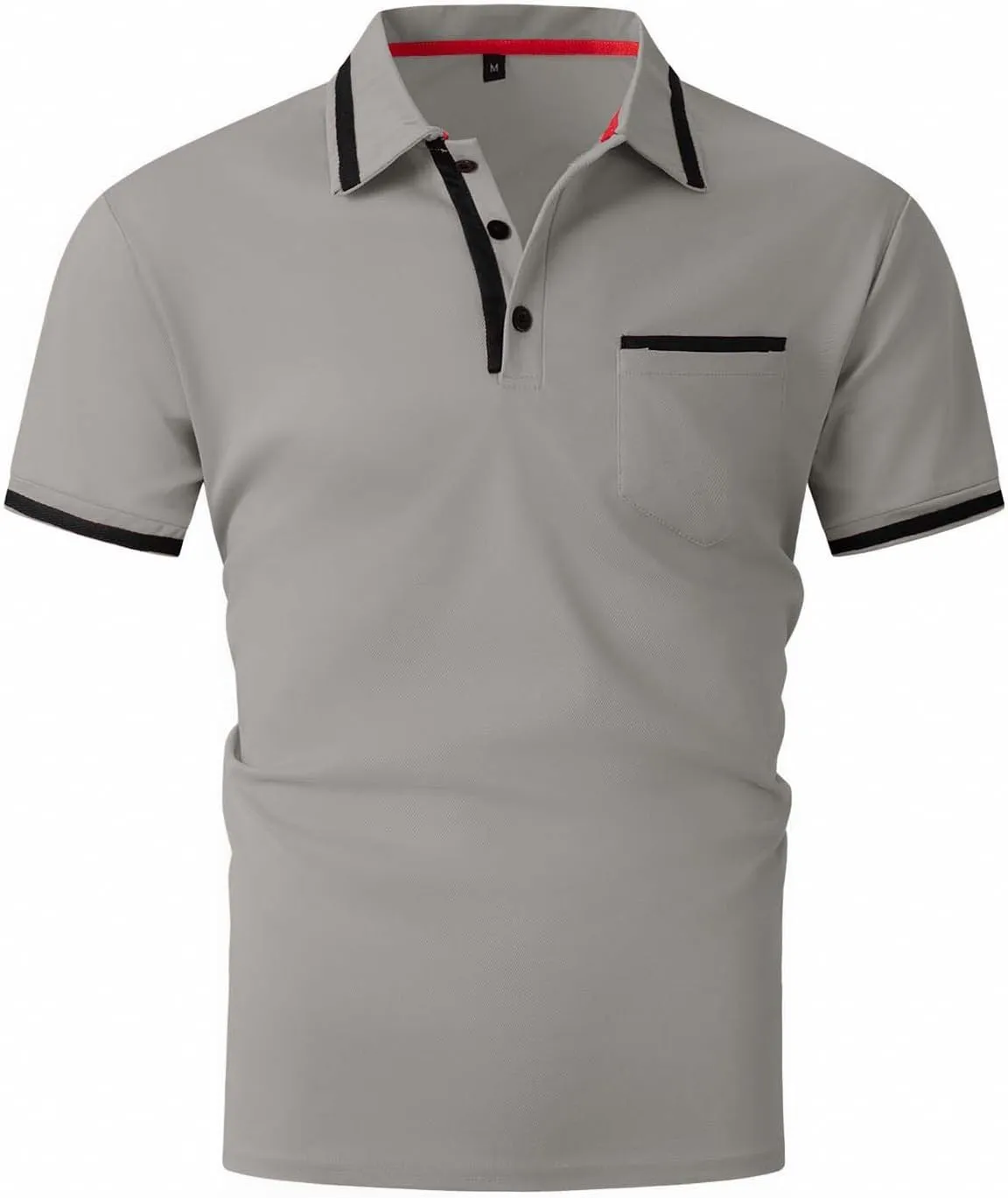 Polo Shirts for Men Shirts Short Sleeve Performance Patriotic Shirt Funny Shirt Mens Golf Wear Quick Dry Athletic