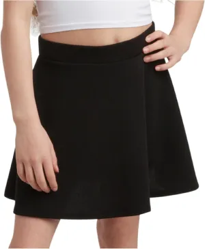 Sweet Hearts Girls Skater Skirt - High Waist Stretch Flare Pleated Mini Uniform Skirts for Girls: Made in USA (Sizes: 5-18)