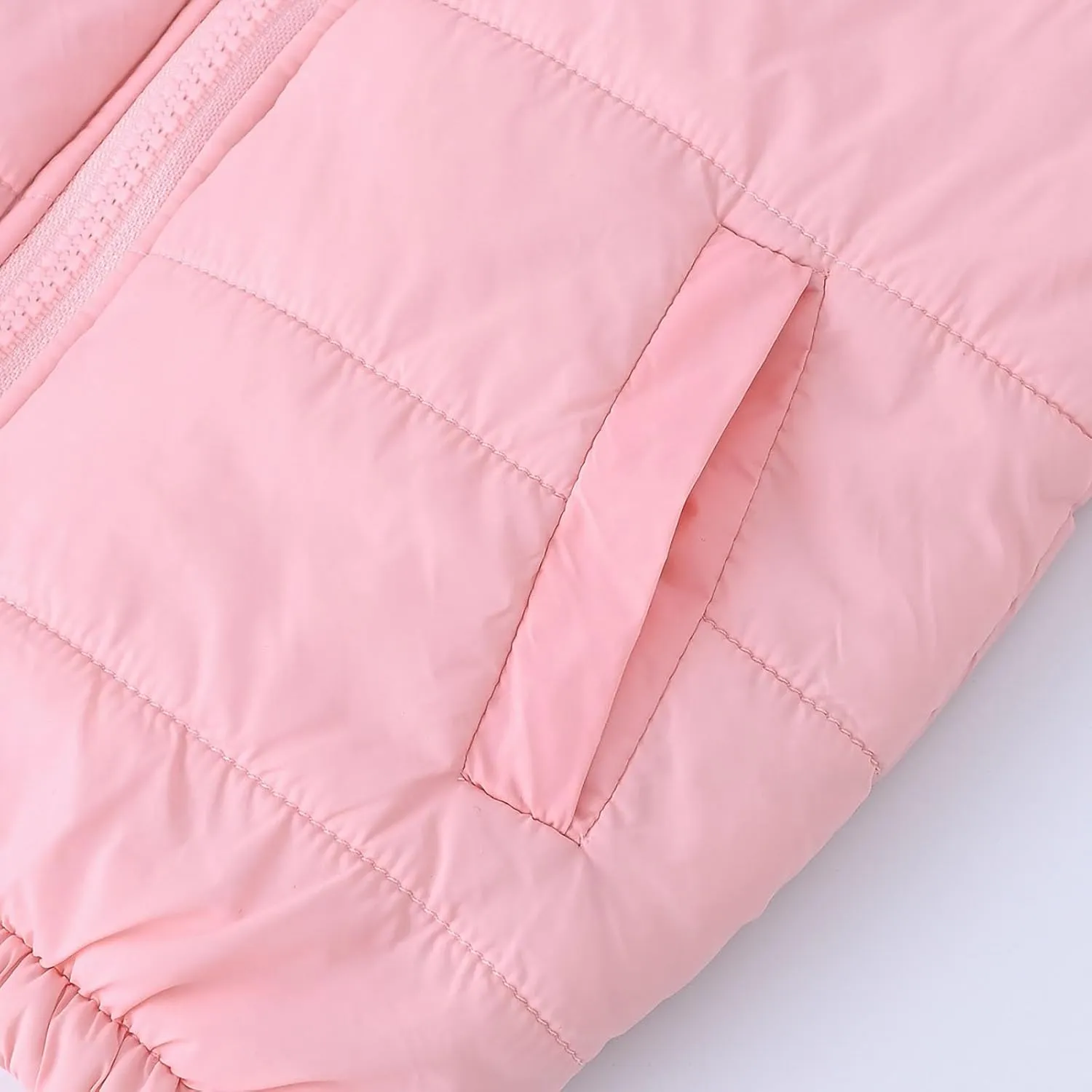 Toddler Boys Down Jacket Fur Hood Thick Warm Winter Coat Parka Fleece Lined Quilted Padded Outerwear