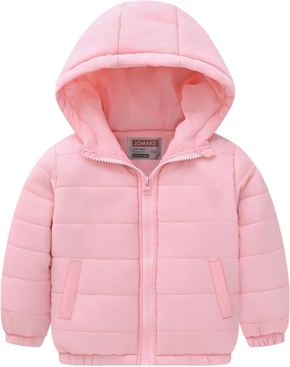 Toddler Boys Down Jacket Fur Hood Thick Warm Winter Coat Parka Fleece Lined Quilted Padded Outerwear