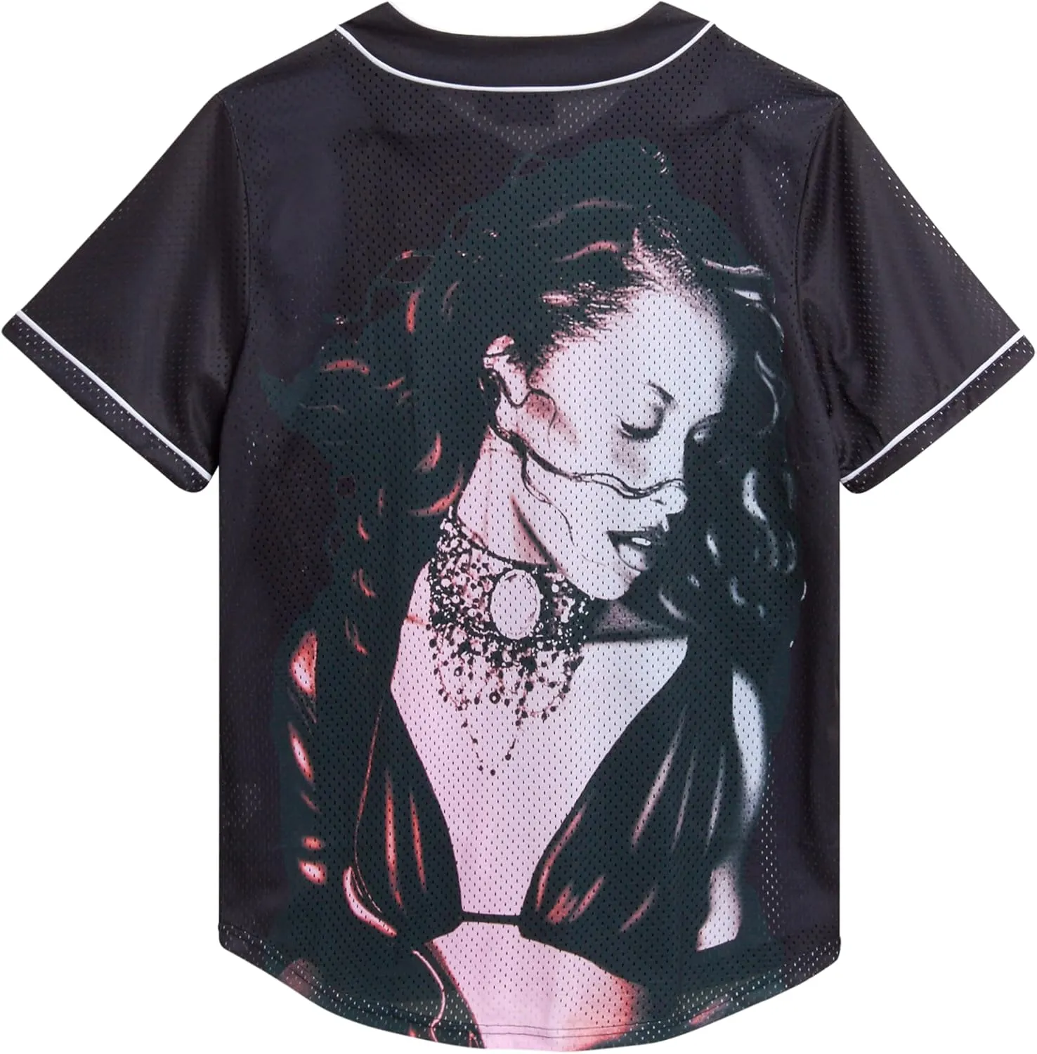 Unisex Baseball Jersey - Retro 90's R&B Concert Button Down Fashion Top - Vintage Jersey T-Shirt (S-XL)