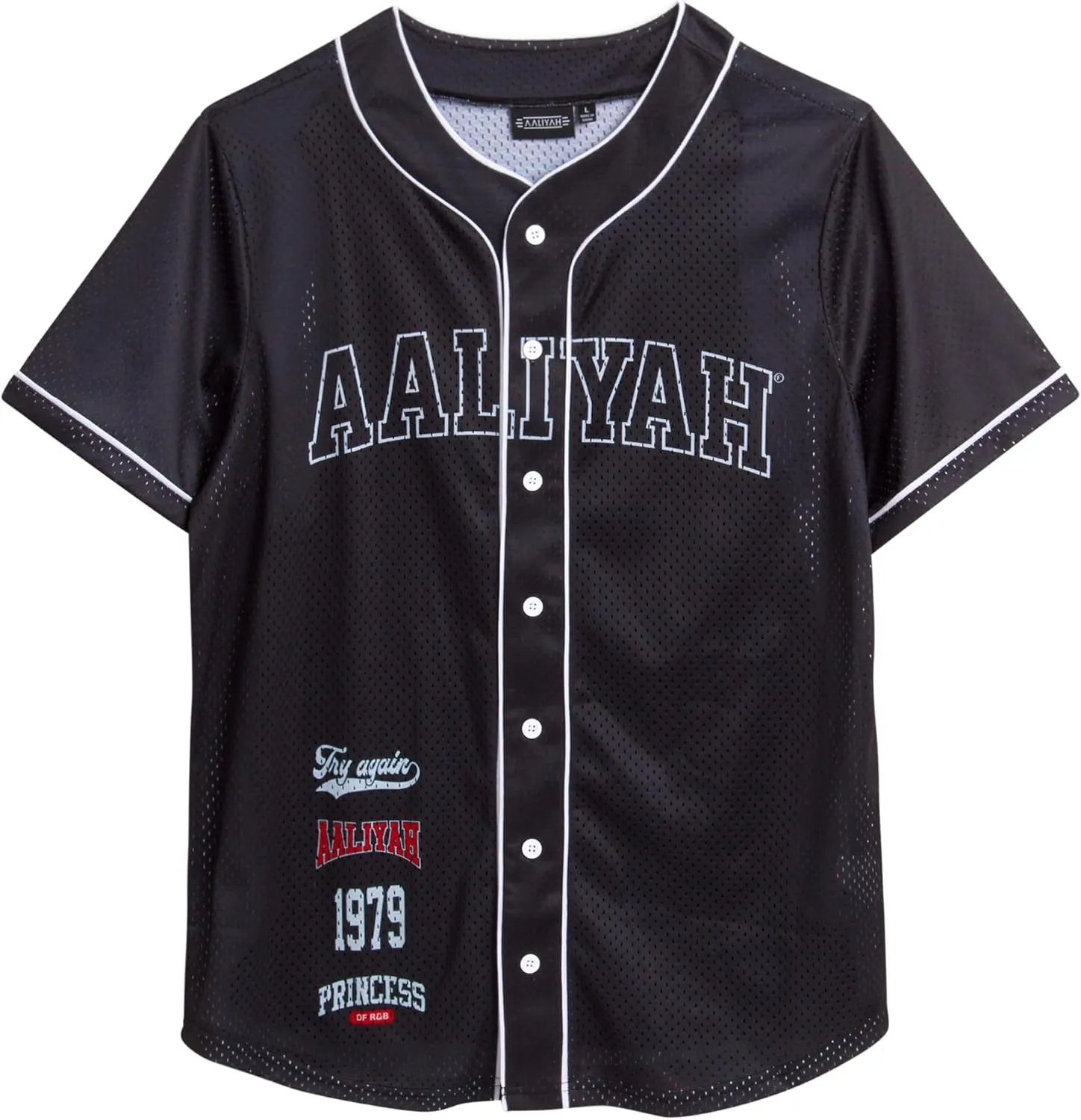 Unisex Baseball Jersey - Retro 90's R&B Concert Button Down Fashion Top - Vintage Jersey T-Shirt (S-XL)